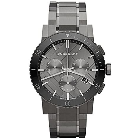 burberry watch 9381|Burberry Men's Watch Chronograph 42mm The City Gunmetal .